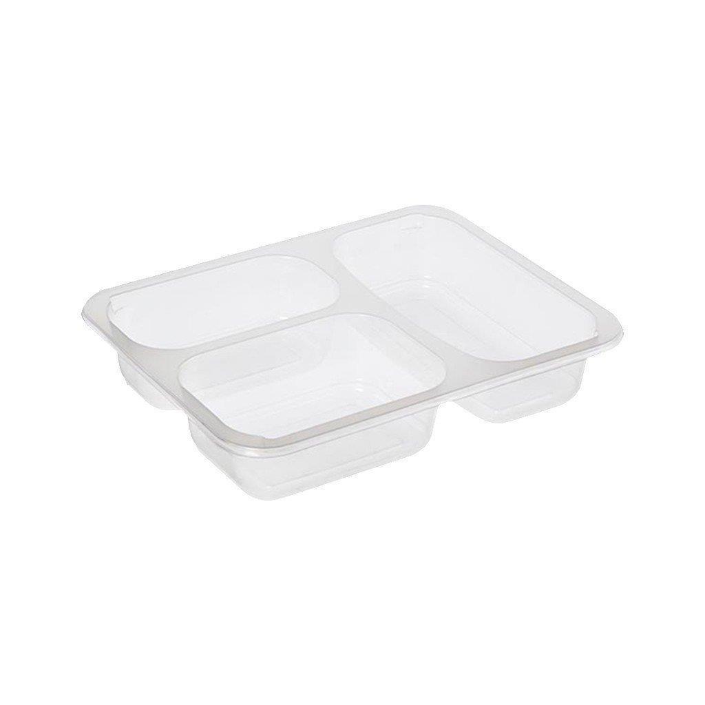 3 Bölmeli Film Yapıştırmalı Tabak Balplast