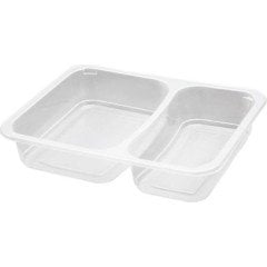2 Bölmeli Film Yapıştırmalı Tabak Balplast