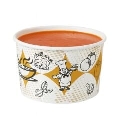 Karton Çorba Kasesi 16Oz (Kapak Dahil)