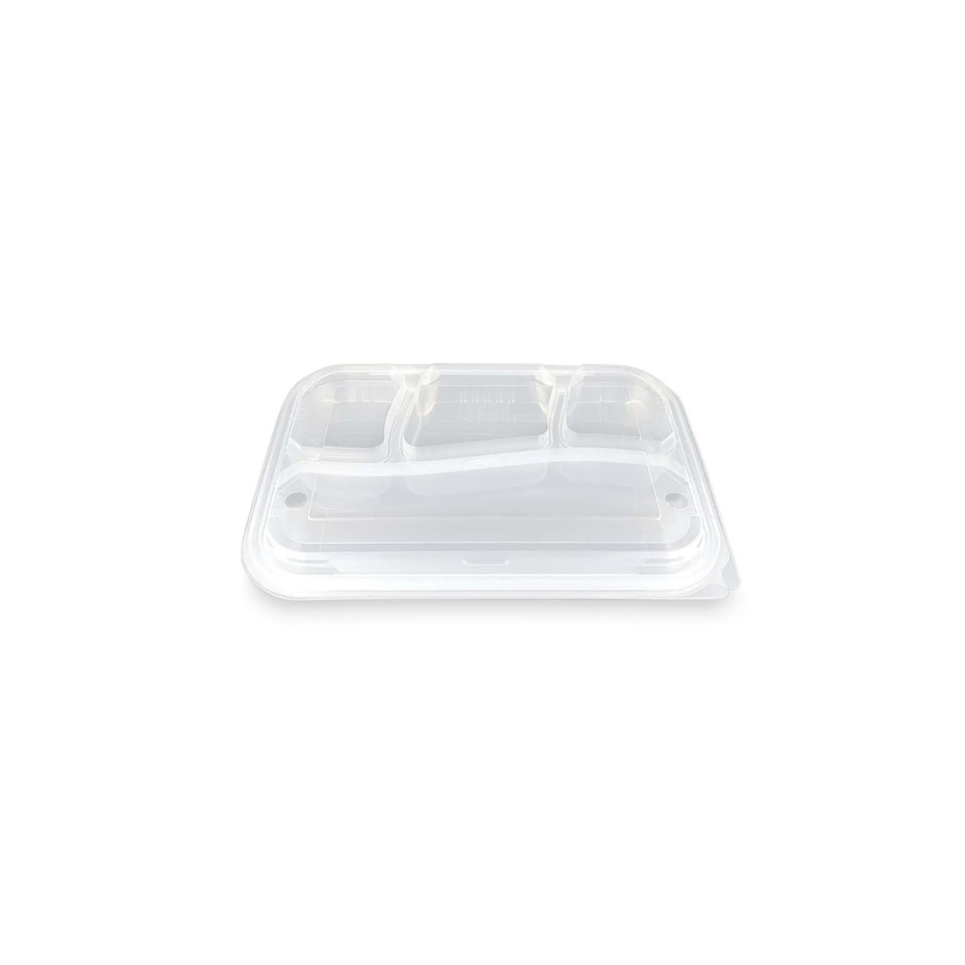 4 Bölmeli Kendinden Kapaklı Kebap Kabı