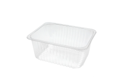 Bölmesiz Şeffaf Gıda Kabı 227X178 H:100