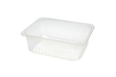 Bölmesiz Şeffaf Gıda Kabı 227X178 H:80