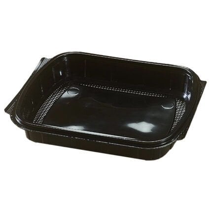 Mikrodalga Uyumlu Bölmesiz Kapaklı Gıda Kabı