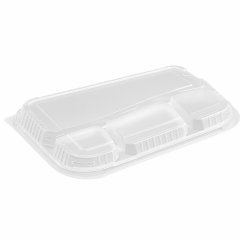 2 Bölmeli Kebap Kabı ve Kapak 100'lü
