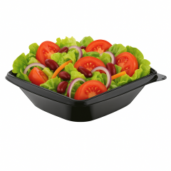 750cc Kare Salata Kabı ve Kapak