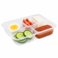 6 Bölmeli Film Yapıştırmalı Tabak