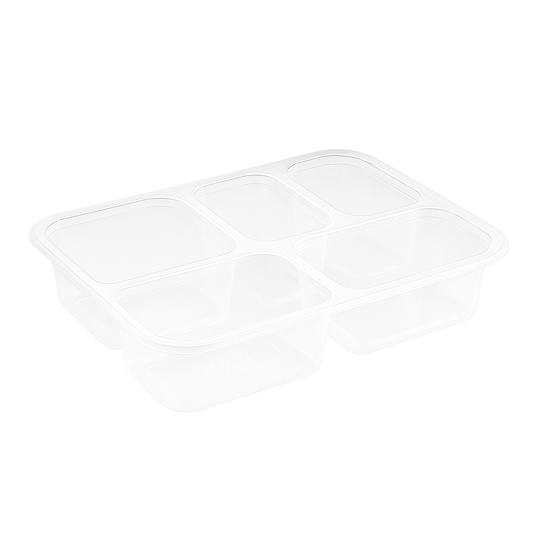 6 Bölmeli Film Yapıştırmalı Tabak