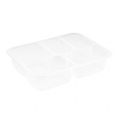 6 Bölmeli Film Yapıştırmalı Tabak