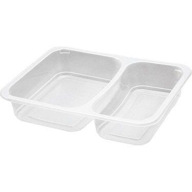 2 Bölmeli Film Yapıştırmalı Tabak Starcup