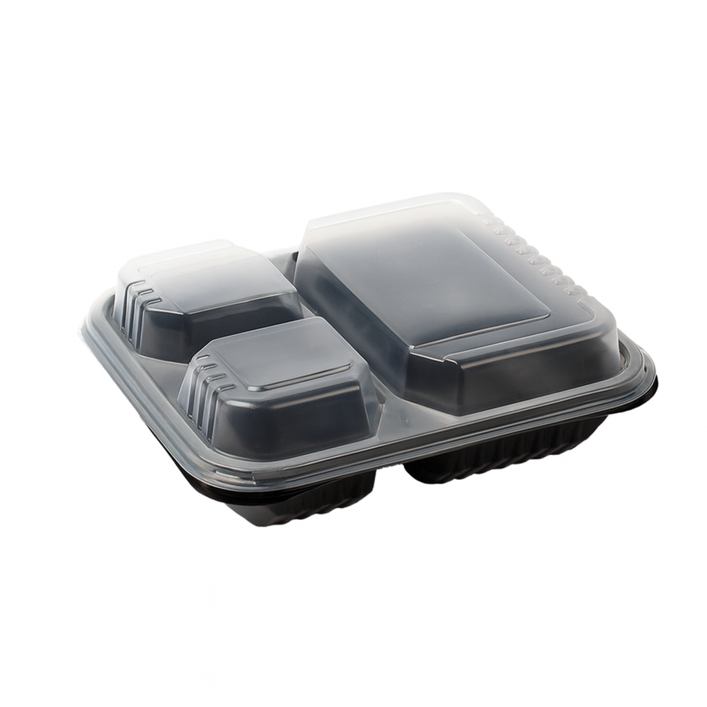 3 Bölmeli Mikrodalga Yemek Kabı