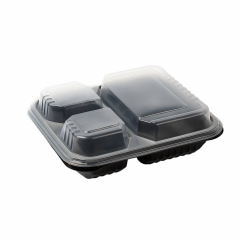 3 Bölmeli Mikrodalga Yemek Kabı